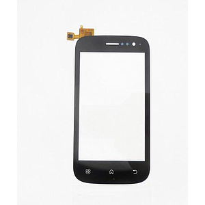 Vitre tactile pour Wiko Cink Slim/Micromax A68, Noir